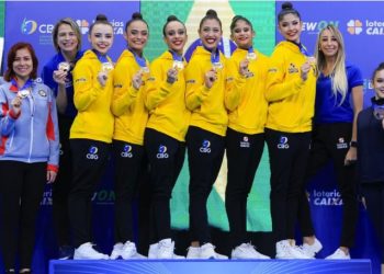 Brasil encerra Pan de Ginástica Rítmica no Parque Olímpico com três ouros e duas pratas