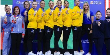 Brasil encerra Pan de Ginástica Rítmica no Parque Olímpico com três ouros e duas pratas