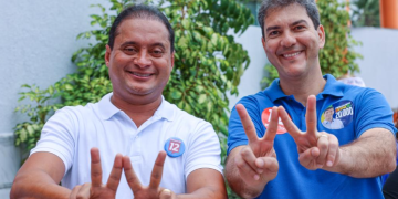 Weverton Rocha vota acompanhado do prefeito de São Luís Eduardo Braide
