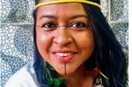 Raquel Tremembé, candidata a vice-presidente do PSTU, vota em São Luís