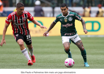 São Paulo e Palmeiras fazem primeiro duelo pelas quartas de final da Copa do Brasil