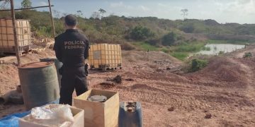 PF combate garimpos clandestino no interior do Maranhão