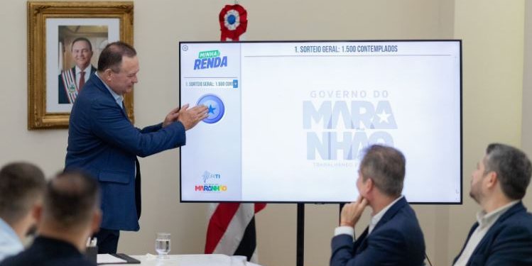 Governo do estado sorteia 1.500 beneficiários na primeira etapa do programa Minha Renda