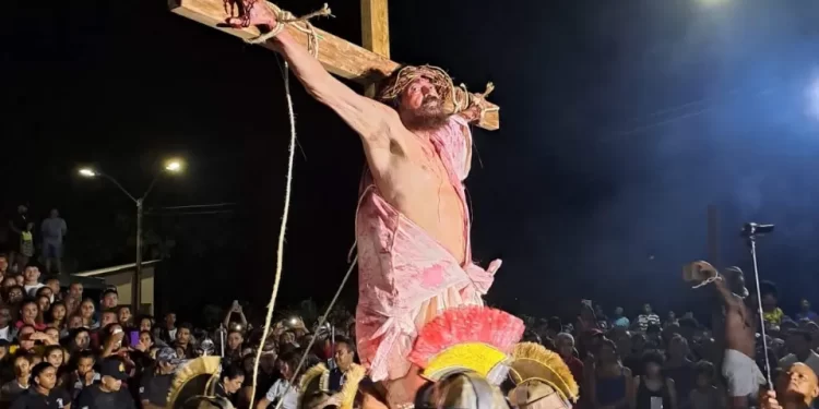 Espetáculo Paixão de Cristo tem início em Barra do Corda com Santa Ceia