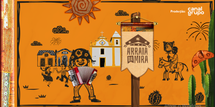 Literatura nordestina é destaque na identidade visual do Arraiá da Mira 2024 do Grupo Mirante