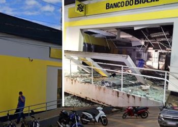 Bandidos explodem agência do Banco do Brasil na sede do município de Rosário