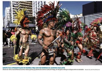 Comitiva do ‘maior São João do mundo’ do governo do Maranhão merece só foto na Folha de S. Paulo