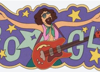 Google Doodle homenageia o maluco beleza Raul Seixas neste sábado (23)