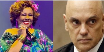 Alcione faz revelação sobre ministro Alexandre de Moraes em show no Espaço Unimed, em São Paulo