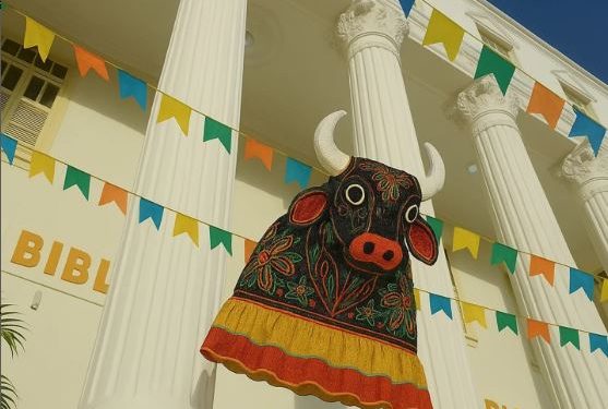 Exposição sobre o boi de sotaque de Zabumba fica em cartaz na Biblioteca Benedito Leite até 30 de julho