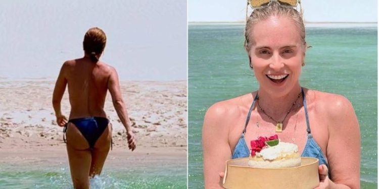 Angélica comemora aniversário de 52 anos nos Lençois Maranhenses