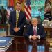 Donald Trump e Flávio Bolsonaro